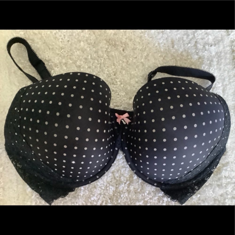 Victoria’s Secret Bra Rhinestone Black Bra